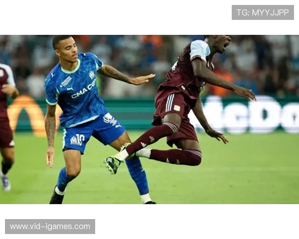 马赛vs里昂:格林伍德与奥巴梅扬连线精彩瞬间